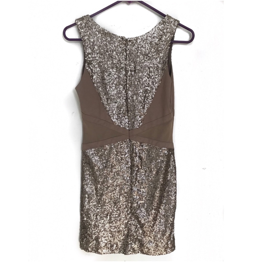 Wow Couture Glitter Mesh Dress